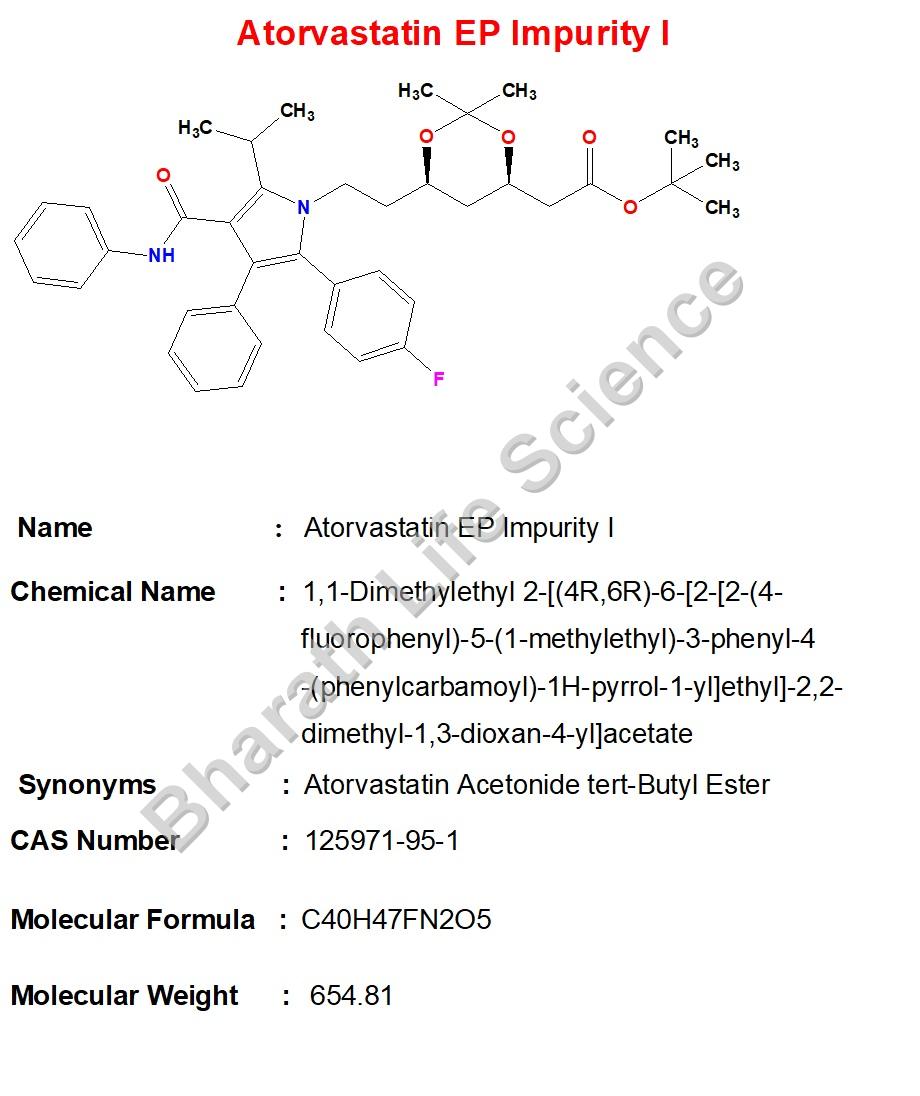 Atorvastatin EP Impurity I